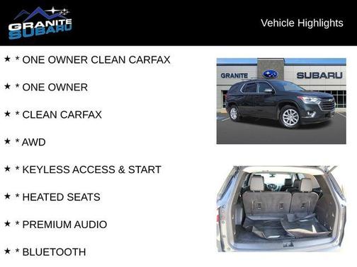 Graphite Metallic 2019 Chevrolet Traverse LT Leather