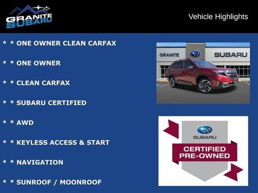 Crimson Red Pearl 2025 Subaru Forester Hybrid Limited