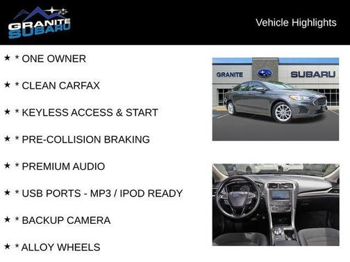 Magnetic 2020 Ford Fusion Hybrid SE