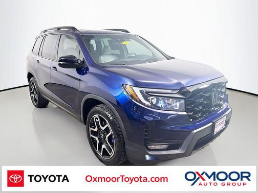 Obsidian Blue Pearl 2022 Honda Passport AWD Elite