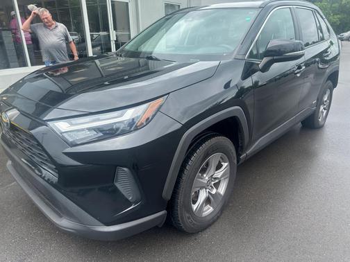 Midnight Black Metallic 2023 Toyota RAV4 Hybrid XLE
