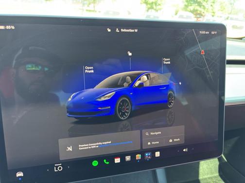 Gray 2022 Tesla Model 3 Performance