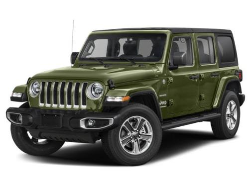 Sarge Green Clearcoat 2023 Jeep Wrangler 4-Door Sahara 4x4