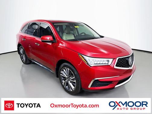 Performance Red Pearl 2019 Acura MDX 3.5L w/Technology Package
