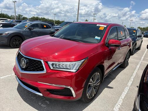 Performance Red Pearl 2019 Acura MDX 3.5L w/Technology Package