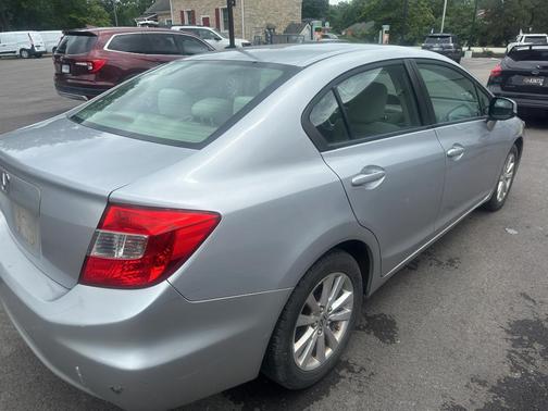Alabaster Silver Metallic 2012 Honda Civic EX