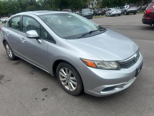 Alabaster Silver Metallic 2012 Honda Civic EX