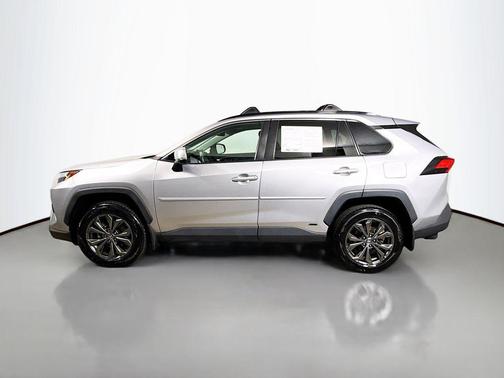 Silver Sky Metallic 2022 Toyota RAV4 Hybrid XLE Premium