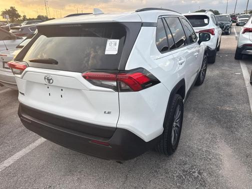Super White 2021 Toyota RAV4 LE