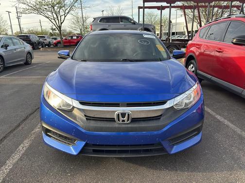 Aegean Blue Metallic 2017 Honda Civic EX