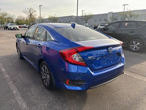 Aegean Blue Metallic 2017 Honda Civic EX