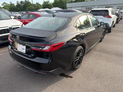 Midnight Black Metallic 2025 Toyota Camry SE