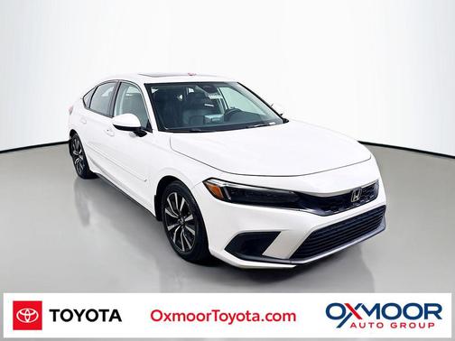 Platinum White Pearl 2024 Honda Civic EX-L