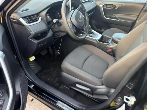 Midnight Black Metallic 2025 Toyota RAV4 Hybrid LE