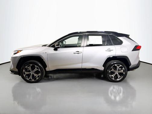 Silver Sky Metallic/Midnight Black Metallic 2024 Toyota RAV4 Prime XSE