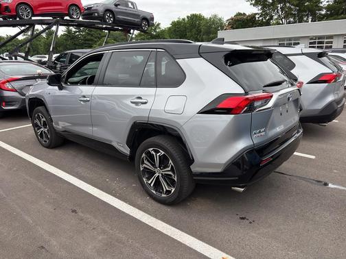 Silver Sky Metallic/Midnight Black Metallic 2024 Toyota RAV4 Prime XSE