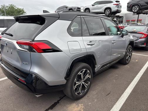 Silver Sky Metallic/Midnight Black Metallic 2024 Toyota RAV4 Prime XSE