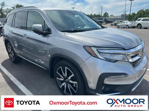 Lunar Silver Metallic 2020 Honda Pilot Touring 8-Passenger