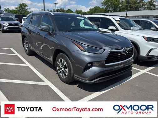 Magnetic Gray Metallic 2024 Toyota Highlander Hybrid XLE