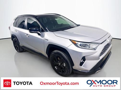 Silver Sky Metallic w/Midnight Black Roof 2020 Toyota RAV4 Hybrid SE