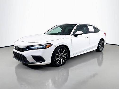 Platinum White Pearl 2023 Honda Civic EX