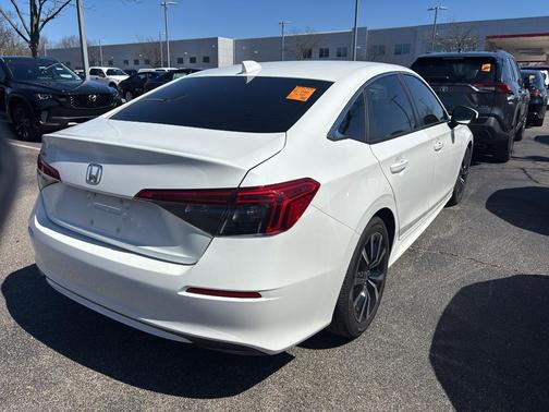 Platinum White Pearl 2023 Honda Civic EX