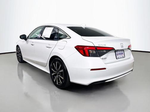 Platinum White Pearl 2023 Honda Civic EX