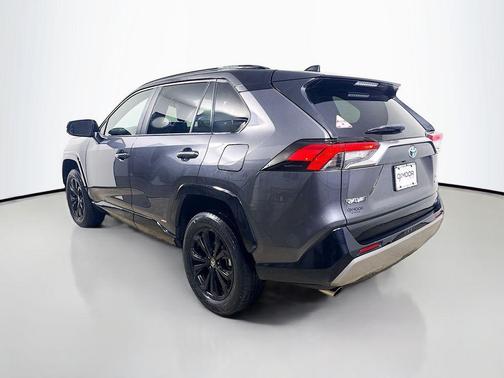 Magnetic Gray Metallic/Midnight Black Metallic 2023 Toyota RAV4 Hybrid SE