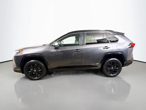 Magnetic Gray Metallic/Midnight Black Metallic 2023 Toyota RAV4 Hybrid SE