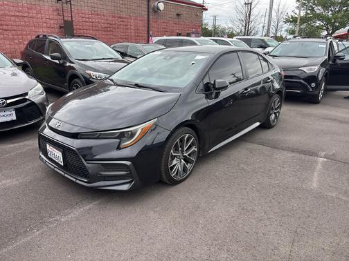 Black Sand Pearl 2021 Toyota Corolla SE
