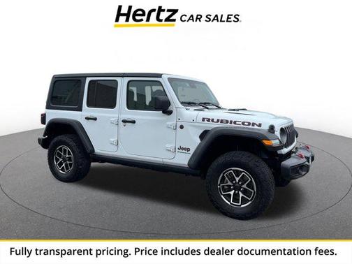 Bright White Clearcoat 2025 Jeep Wrangler Rubicon