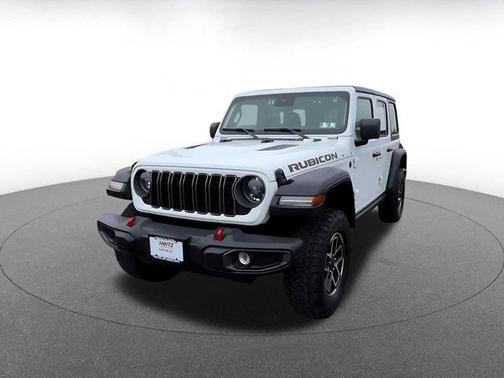 Bright White Clearcoat 2025 Jeep Wrangler Rubicon