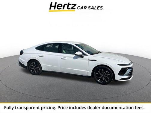 Serenity White 2025 Hyundai SONATA SEL
