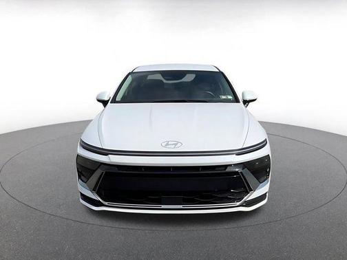 Serenity White 2025 Hyundai SONATA Hybrid SE