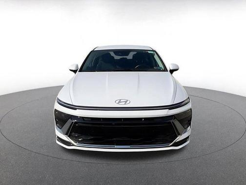 Serenity White 2025 Hyundai SONATA Hybrid SE