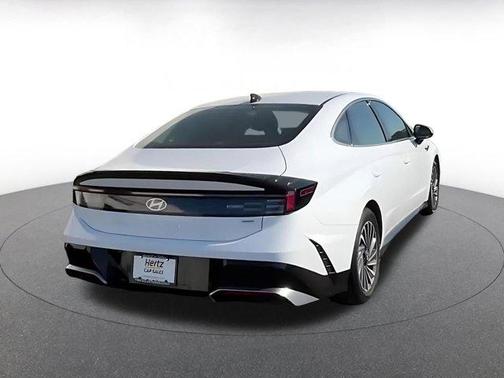 Serenity White 2025 Hyundai SONATA Hybrid SE