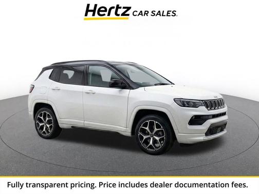 Bright White Clearcoat 2025 Jeep Compass Limited
