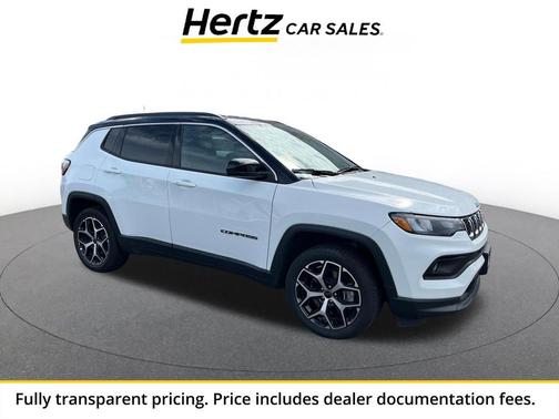 Bright White Clearcoat 2025 Jeep Compass Limited