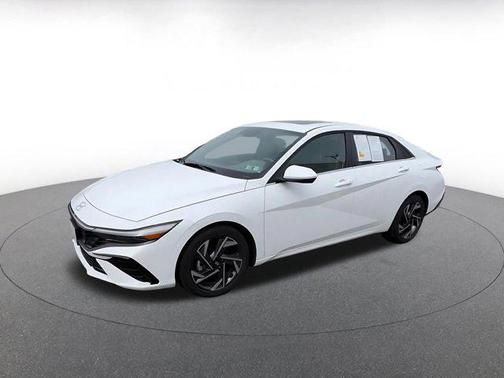 Serenity White 2025 Hyundai ELANTRA SEL