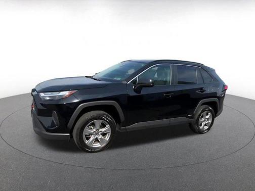 Midnight Black Metallic 2025 Toyota RAV4 Hybrid LE