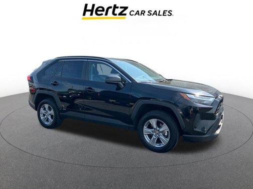 Midnight Black Metallic 2025 Toyota RAV4 Hybrid LE