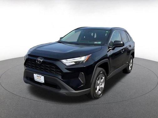 Midnight Black Metallic 2025 Toyota RAV4 Hybrid LE