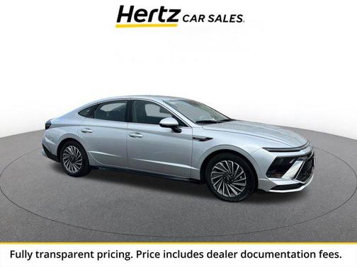 Aero Silver 2025 Hyundai SONATA Hybrid SE