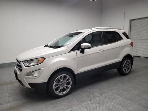 White Platinum Metallic Tri-Coat 2021 Ford EcoSport Titanium