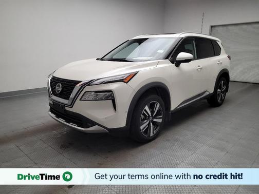 White 2021 Nissan Rogue Platinum