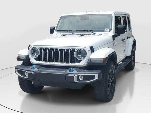 Bright White Clearcoat 2024 Jeep Wrangler 4xe Sahara