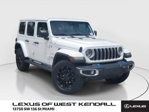 Bright White Clearcoat 2024 Jeep Wrangler 4xe Sahara
