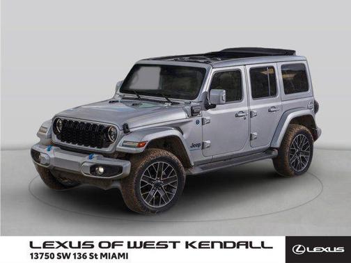 Bright White Clearcoat 2024 Jeep Wrangler 4xe Sahara