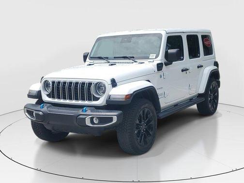 Bright White Clearcoat 2024 Jeep Wrangler 4xe Sahara