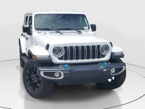 Bright White Clearcoat 2024 Jeep Wrangler 4xe Sahara